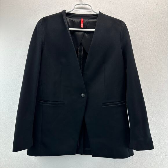 Spanx Perfect Collarless Blazer Black Small Business - Picture 2 of 11